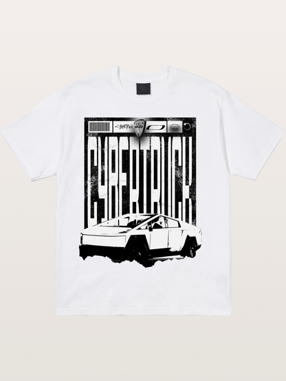 Tesla Cybertruck Glitch Poster Cotton T-shirt