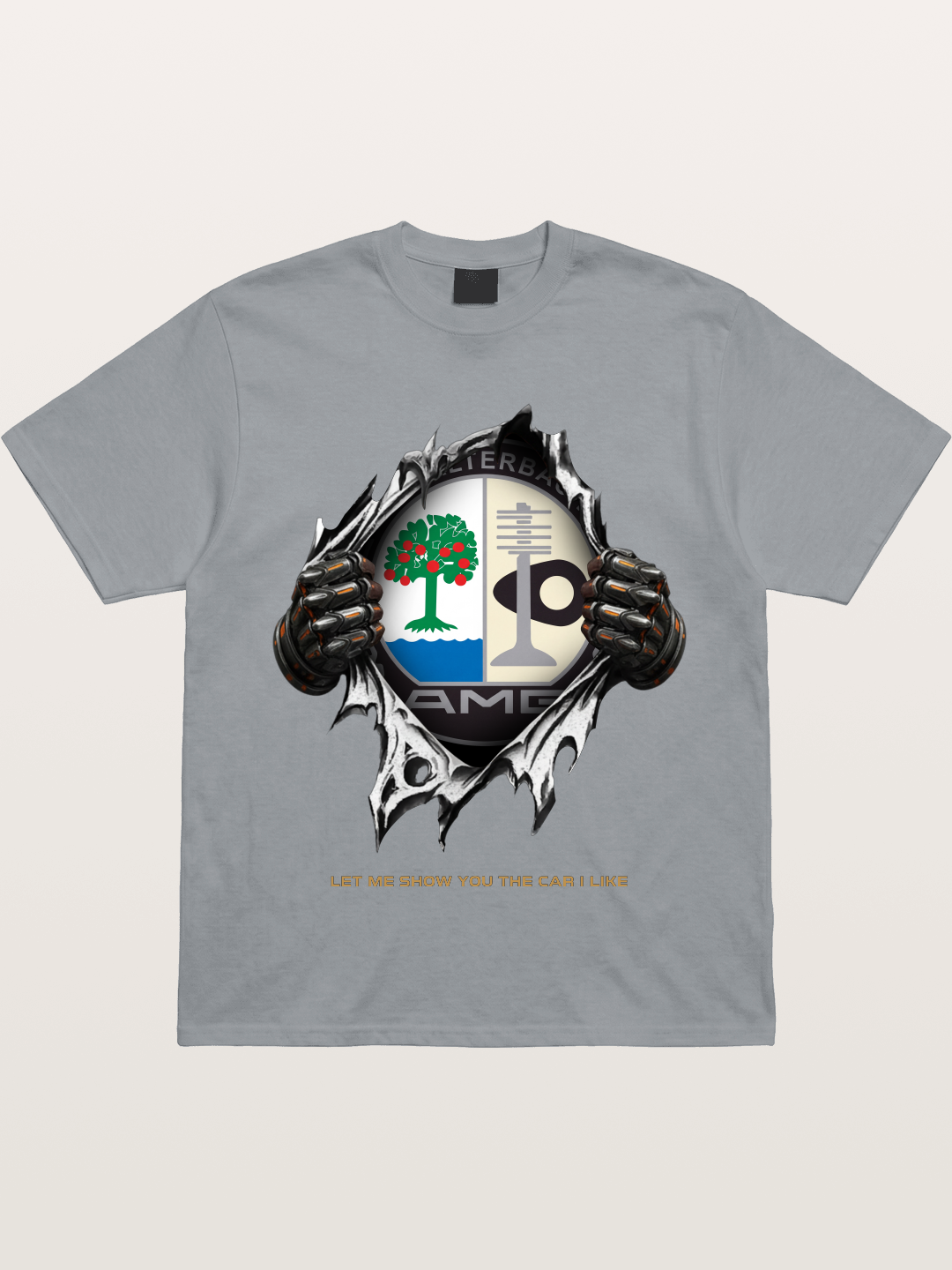 AMG Affalterbach Crest Tear Through Gildan T-shirt