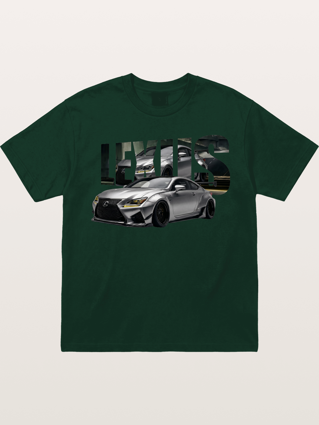 Lexus RC F Overlay Logo Art Gildan T-shirt