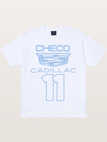 Checo Cadillac #11 Racing Emblem Gildan T-shirt