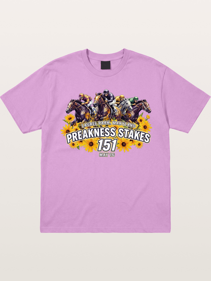 Preakness 151 Sunflower Racing Art Gildan T-shirt