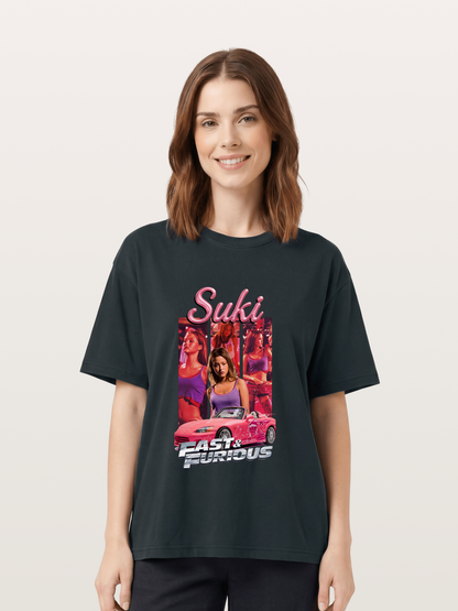 Fast & Furious Pink Crew Gildan T-shirt