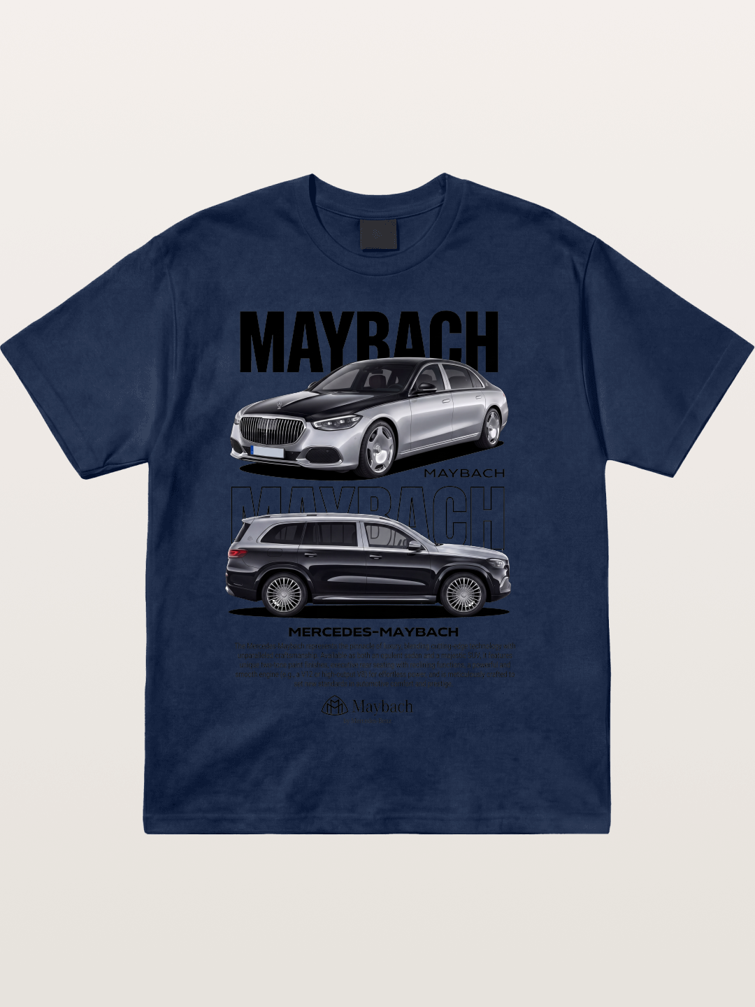 Mercedes Maybach Auto Design Cotton T-shirt