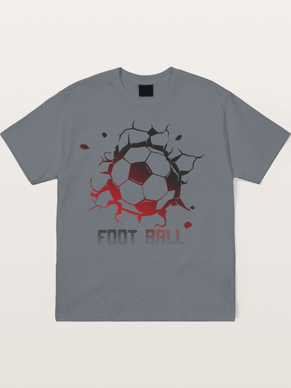 Football Crack Effect USA Style Cotton T-shirt