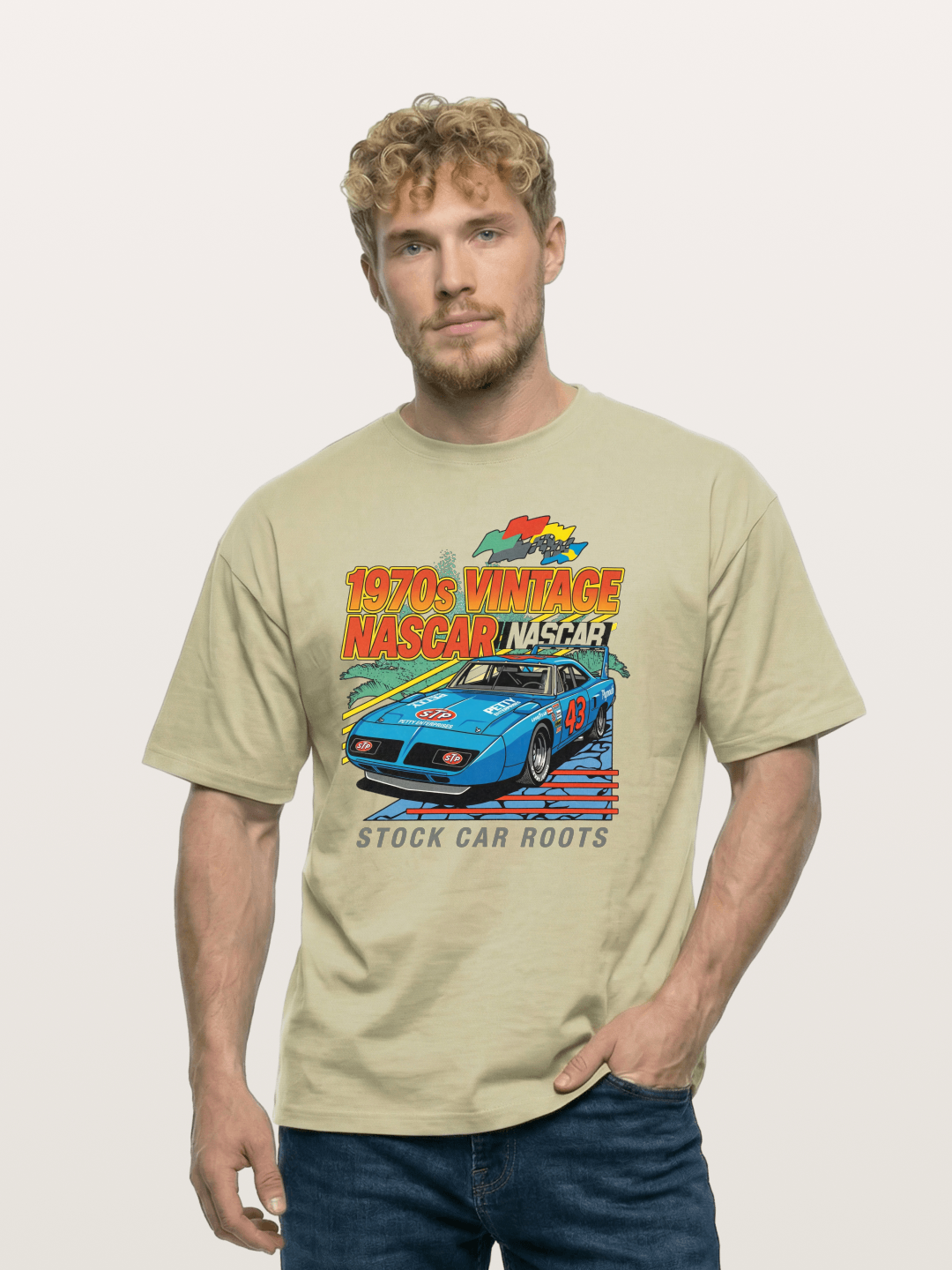 Stock Car Racer Cotton T-shirt