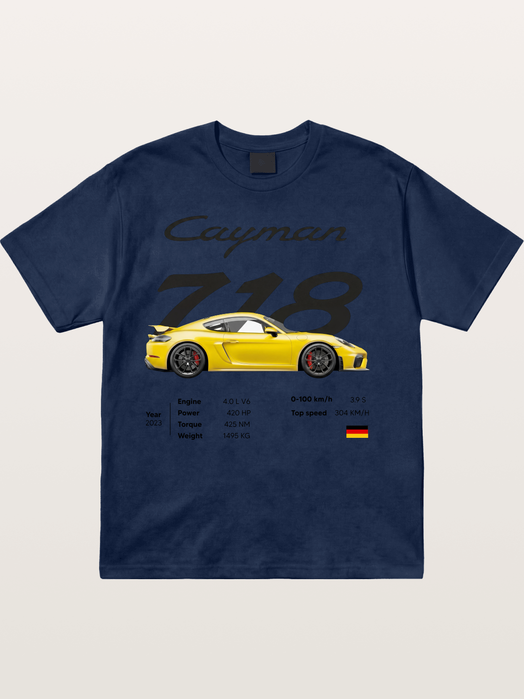 718 Porsche Vibe Cotton T-shirt