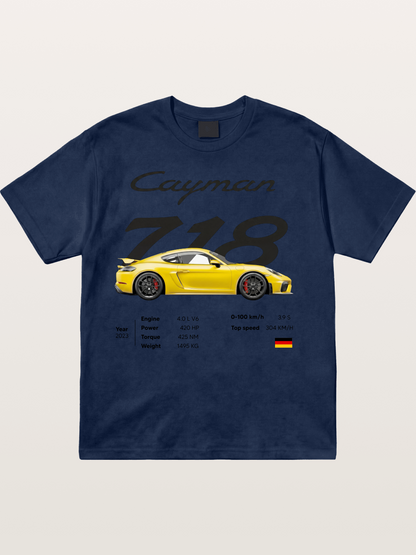 718 Porsche Vibe Cotton T-shirt