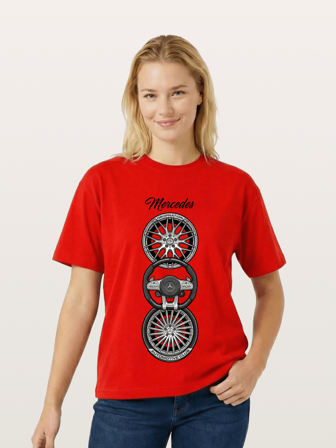 Wheel Stack Cotton T-shirt