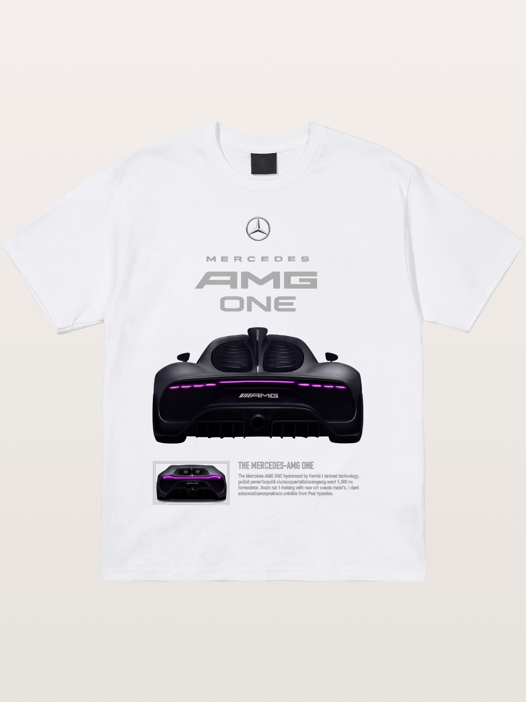 AMG One Purple Taillight Cotton T-shirt