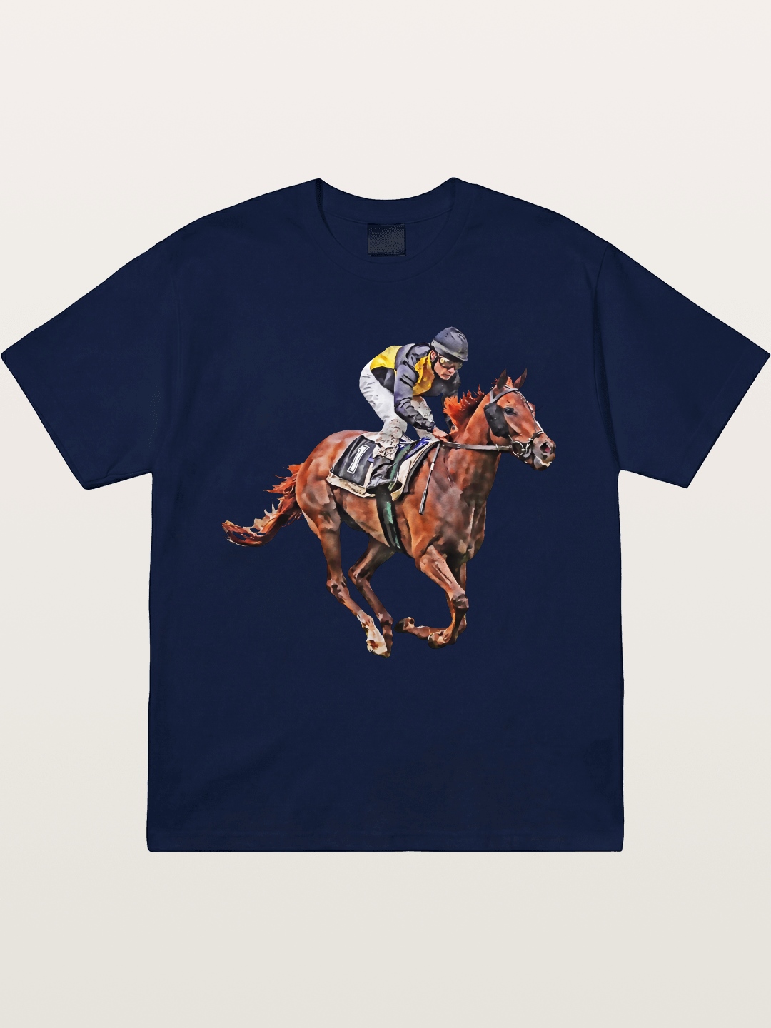 Jockey on Brown Horse Preakness 2026 Gildan T-shirt