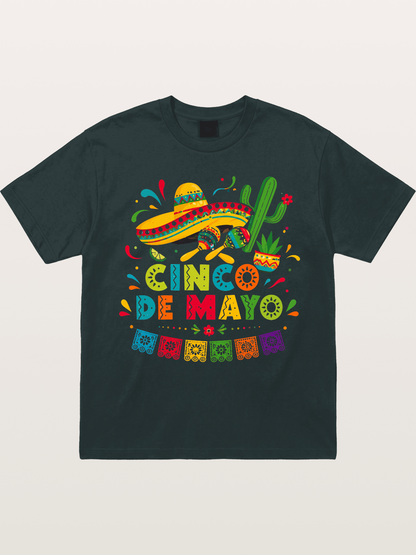Cinco De Mayo Fiesta Art Gildan T-shirt