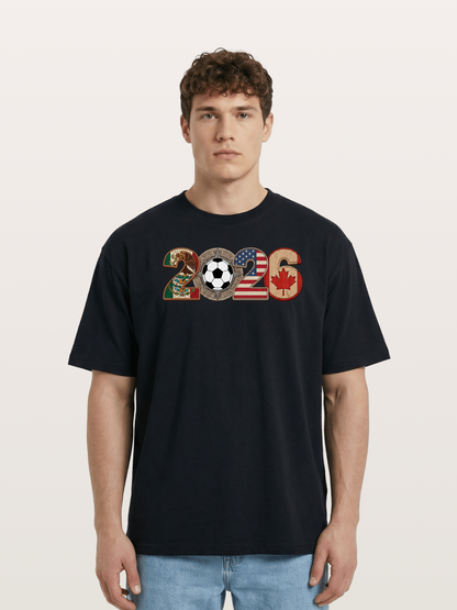 2026 WC Tribal Flag Design Cotton T-shirt