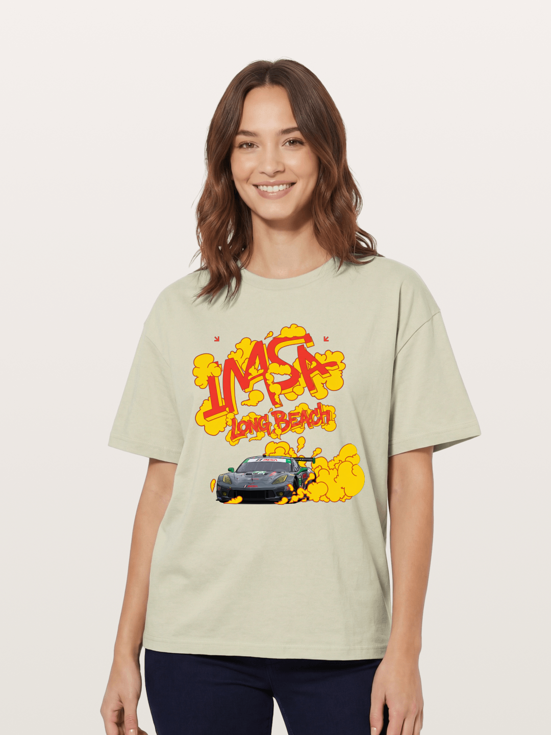 IMSA Long Beach Race Graphic Cotton T-shirt