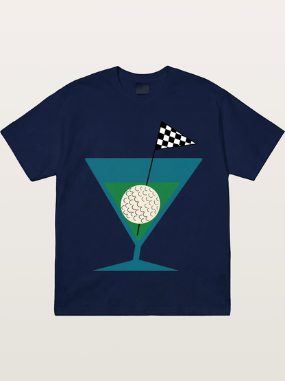 Golf Martini Gildan T-shirt