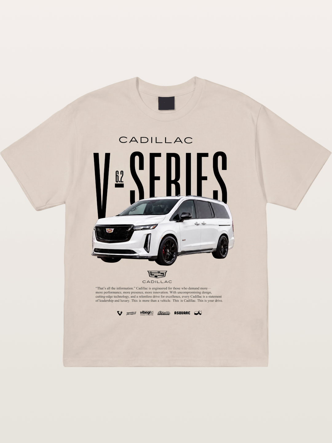 Cadillac V-Series SUV Graphic Cotton T-shirt