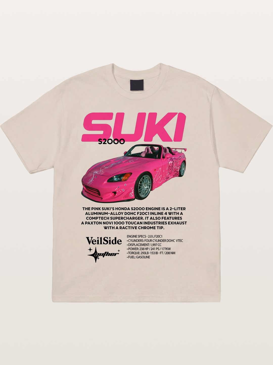 Suki's S2000 Fast & Furious Cotton T-shirt