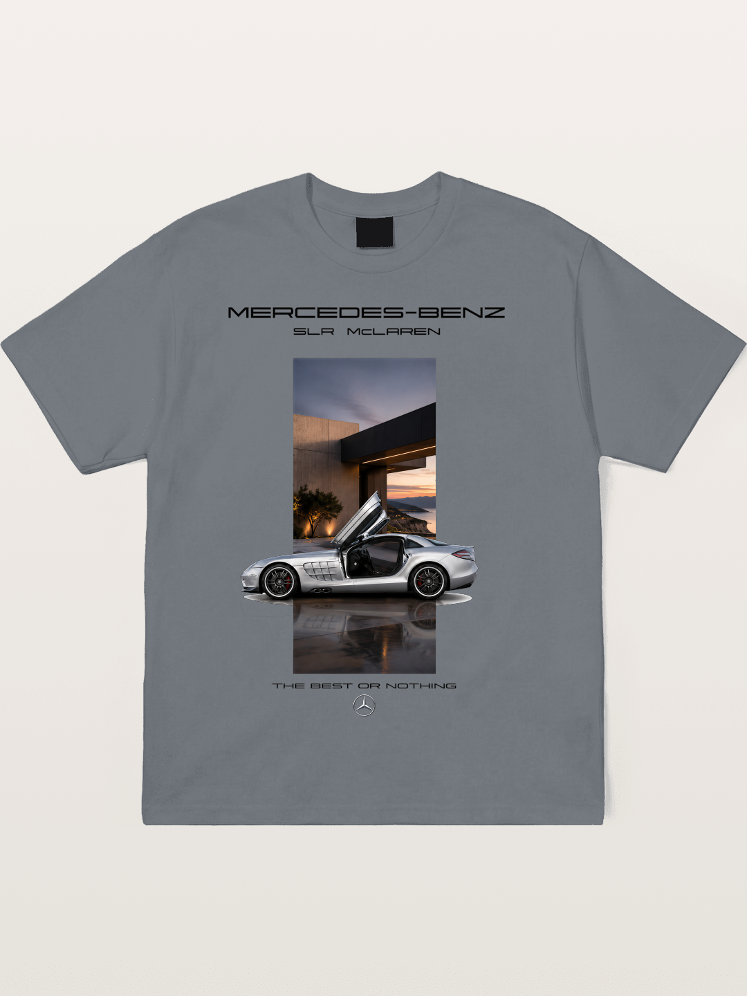Mercedes SLR McLaren Poster Cotton T-shirt