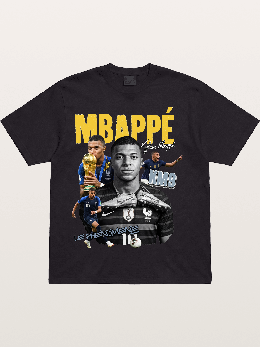 Kylian Mbappe KM9 Graphic Cotton T-shirt