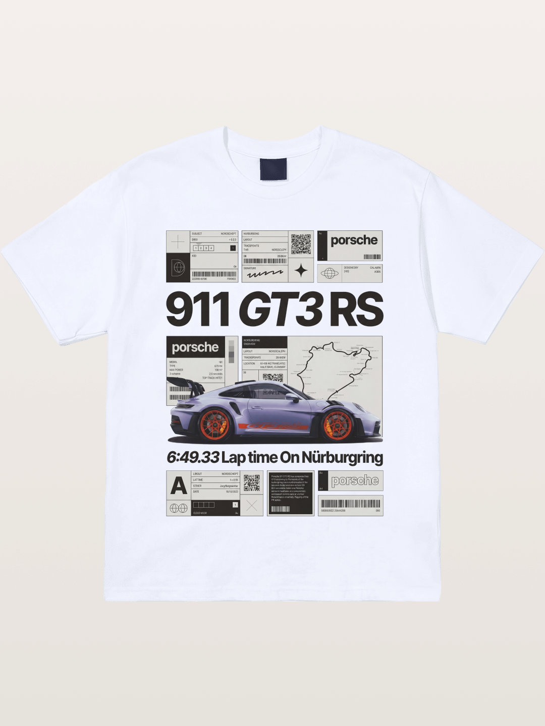 GT3 RS Poster Gildan T-shirt