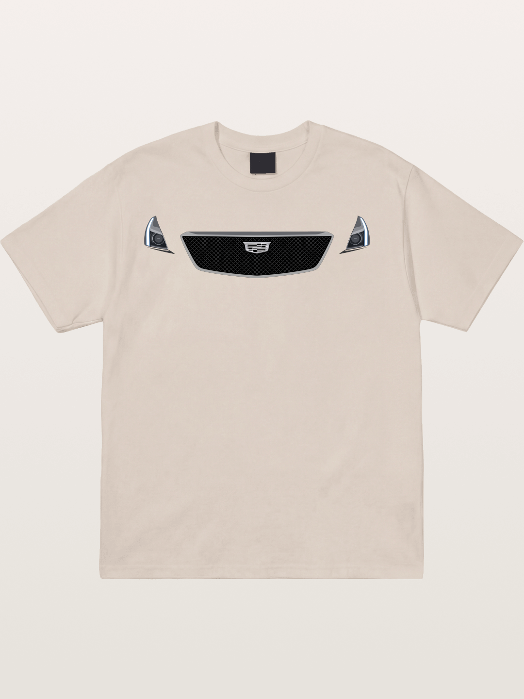 Cadillac Grille and LED Headlights Cotton T-shirt