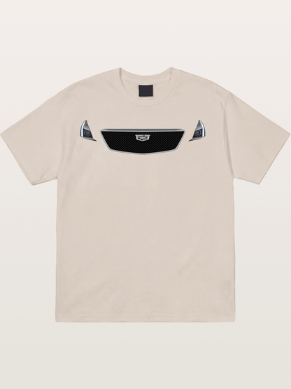 Cadillac Grille and LED Headlights Cotton T-shirt