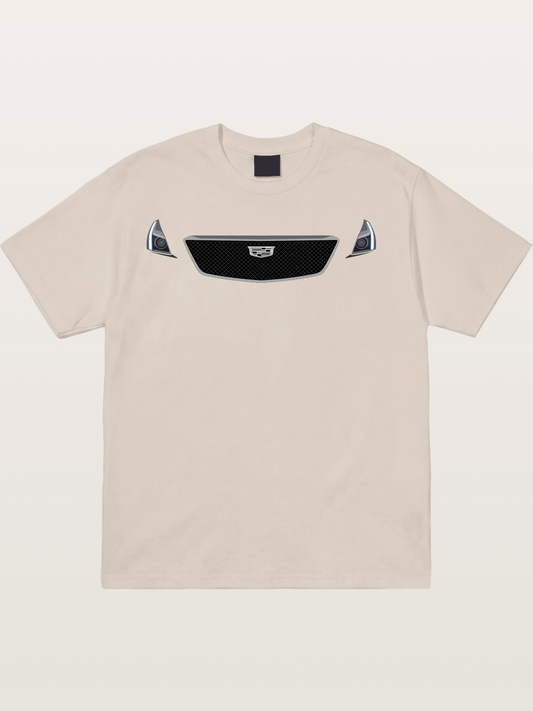 Cadillac Grille and LED Headlights Cotton T-shirt