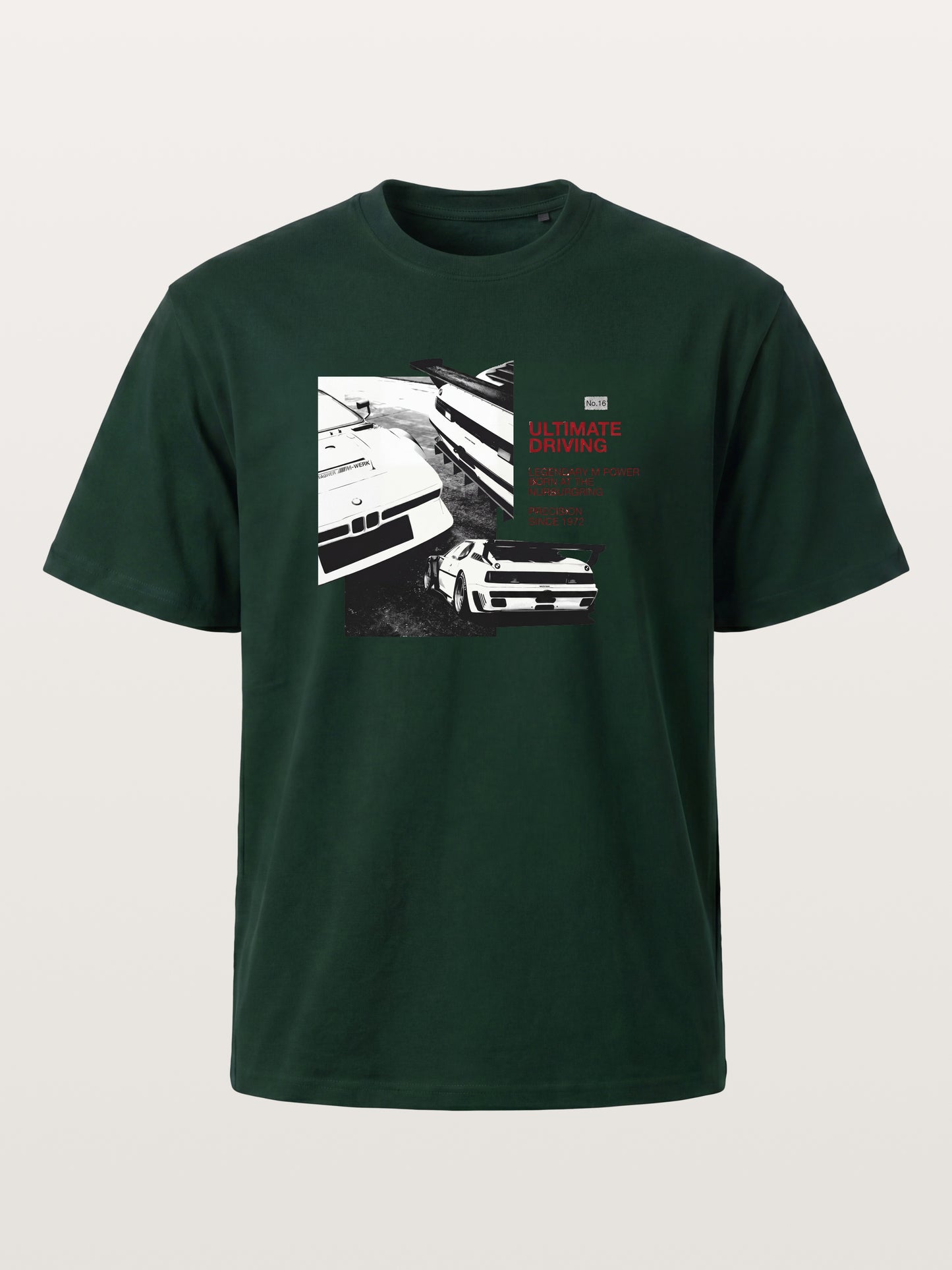 Vintage BMW M3 Black White Card Gildan T-shirt