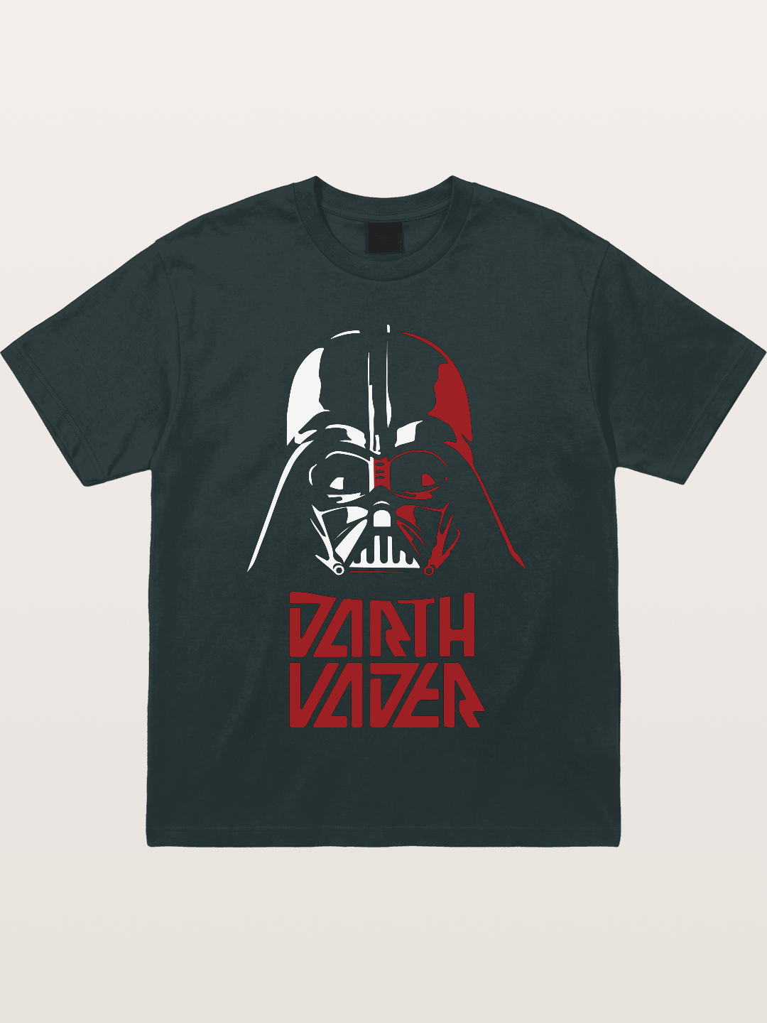 Darth Vader Red White Helmet Gildan T-shirt