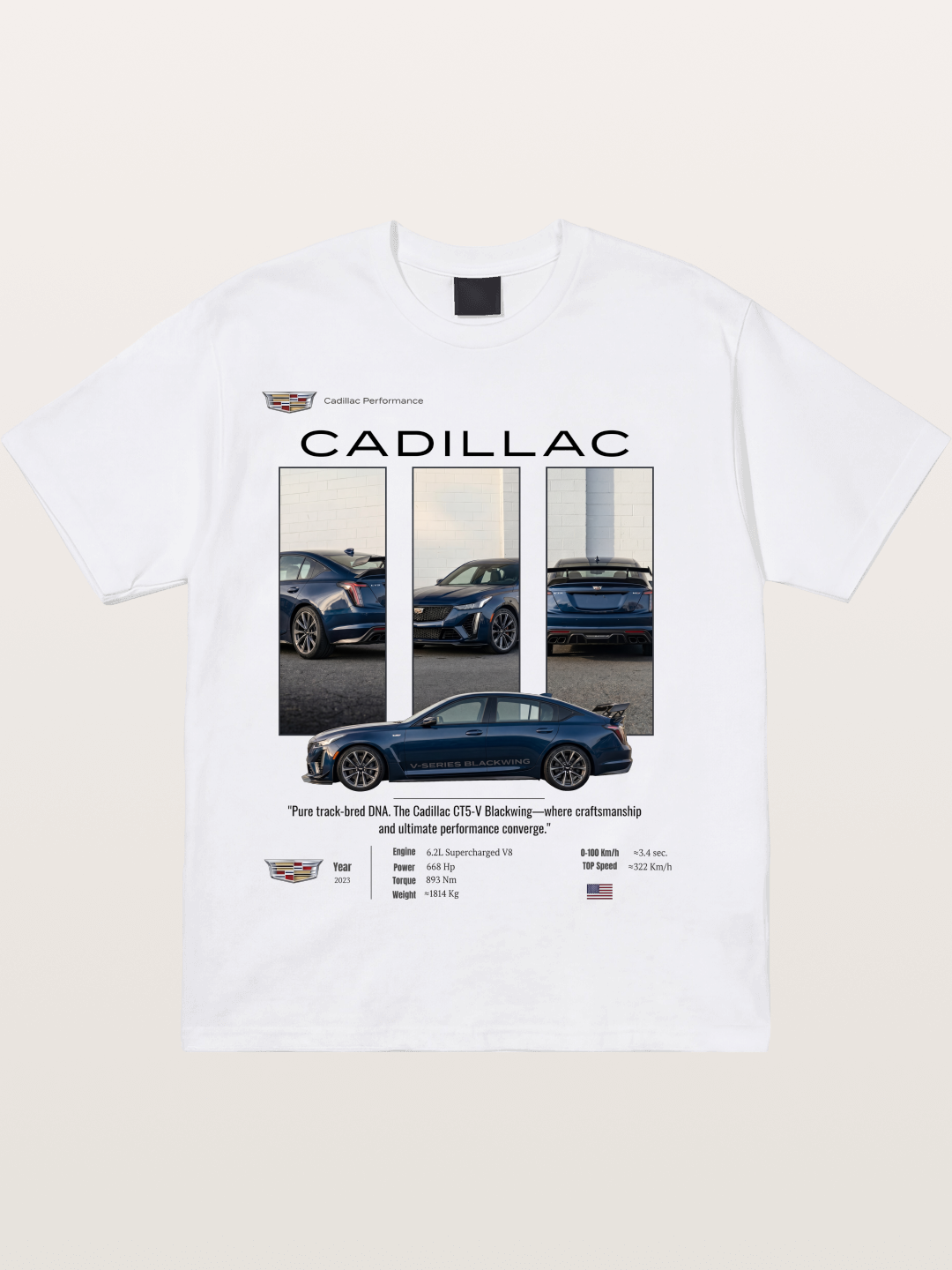 Cadillac Performance Legend Cotton T-shirt