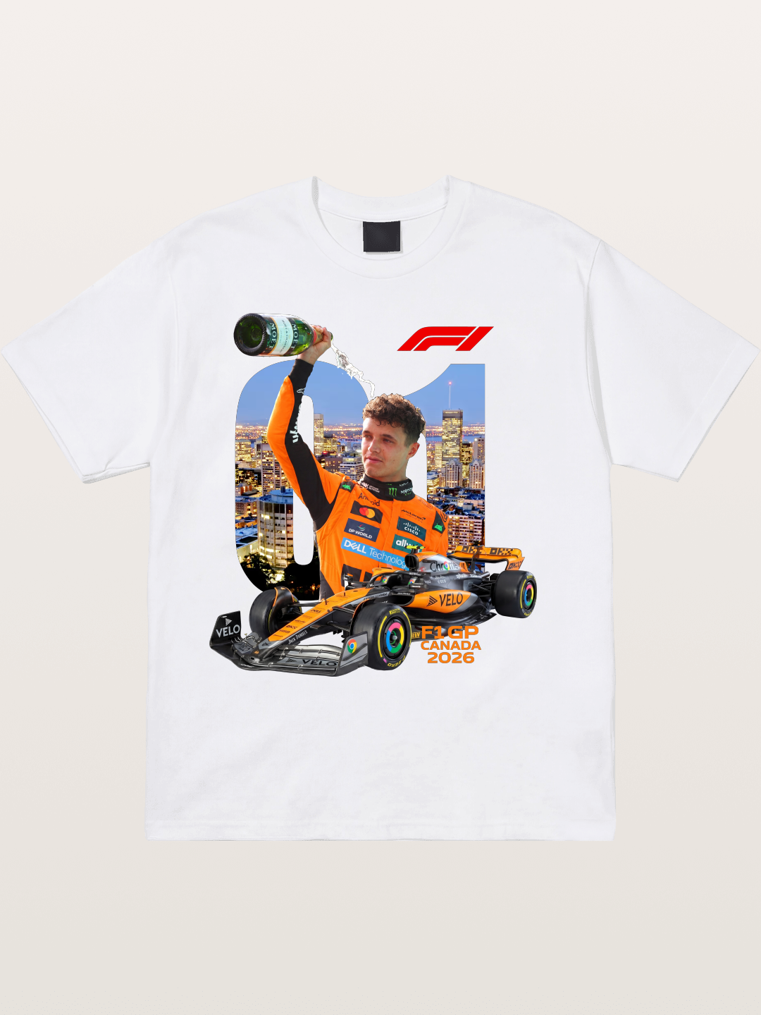 Lando Norris Canada GP 2026 Win Cotton T-shirt