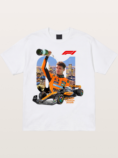 Lando Norris Canada GP 2026 Win Cotton T-shirt