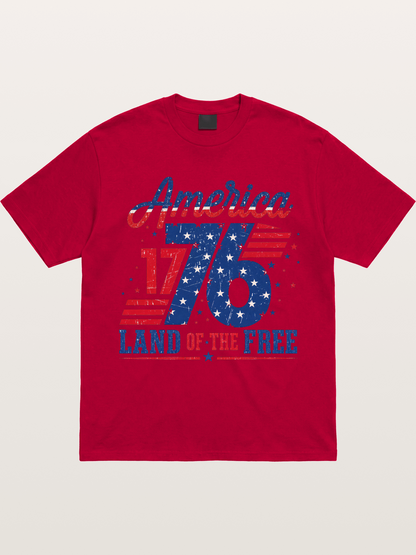 America 1776 Land Of The Free Gildan T-shirt