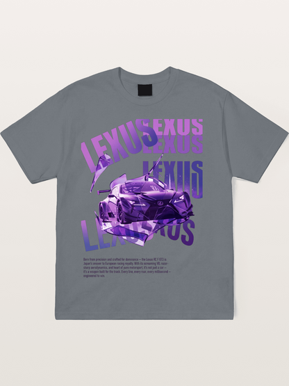 Purple RC F GT3 Shatter Art Cotton T-shirt