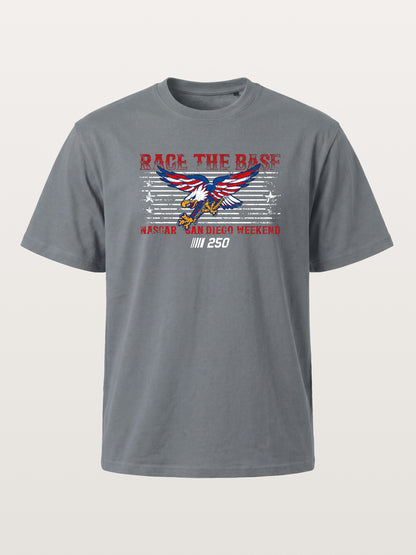 San Diego NASCAR Eagle Patriotic Theme Cotton T-shirt