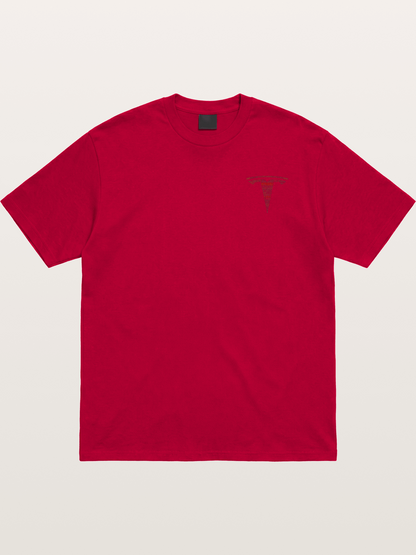 Tesla Word Cloud Heart Print Gildan T-shirt