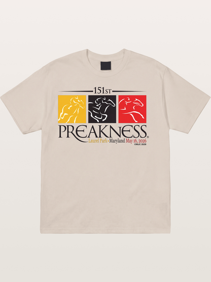 151st Preakness Race Minimal Poster Cotton T-shirt