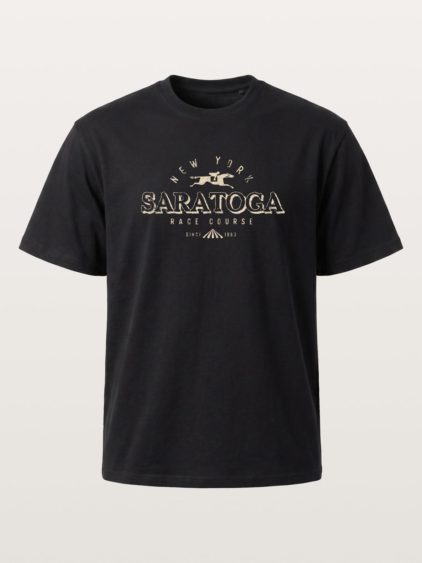 Saratoga Vintage Gold Tone Mark Cotton T-shirt