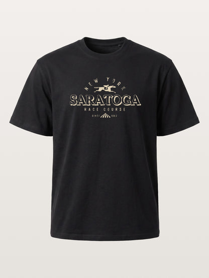 Saratoga Vintage Gold Tone Mark Cotton T-shirt