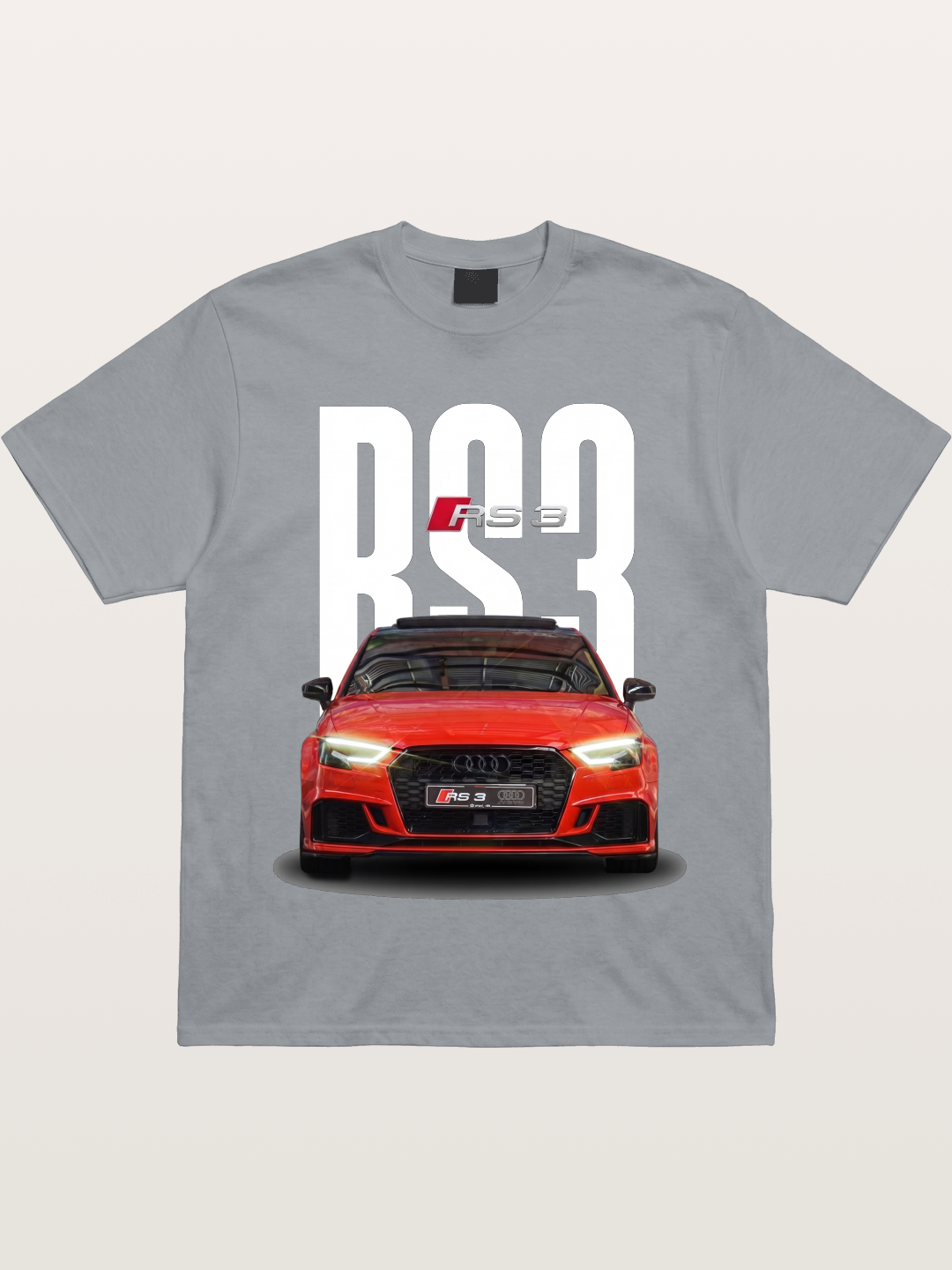 Audi RS3 Red Performance Sedan Gildan T-shirt