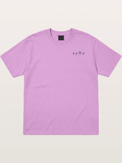 Tesla Logo Heartbeat Sticker Gildan T-shirt