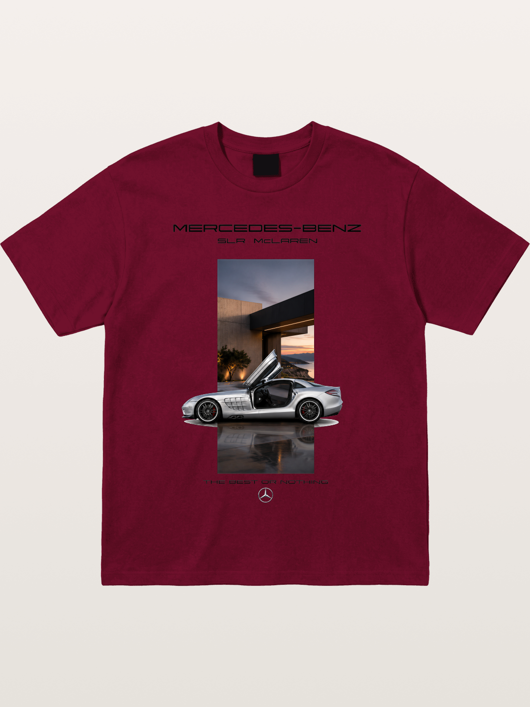 Mercedes SLR McLaren Poster Gildan T-shirt