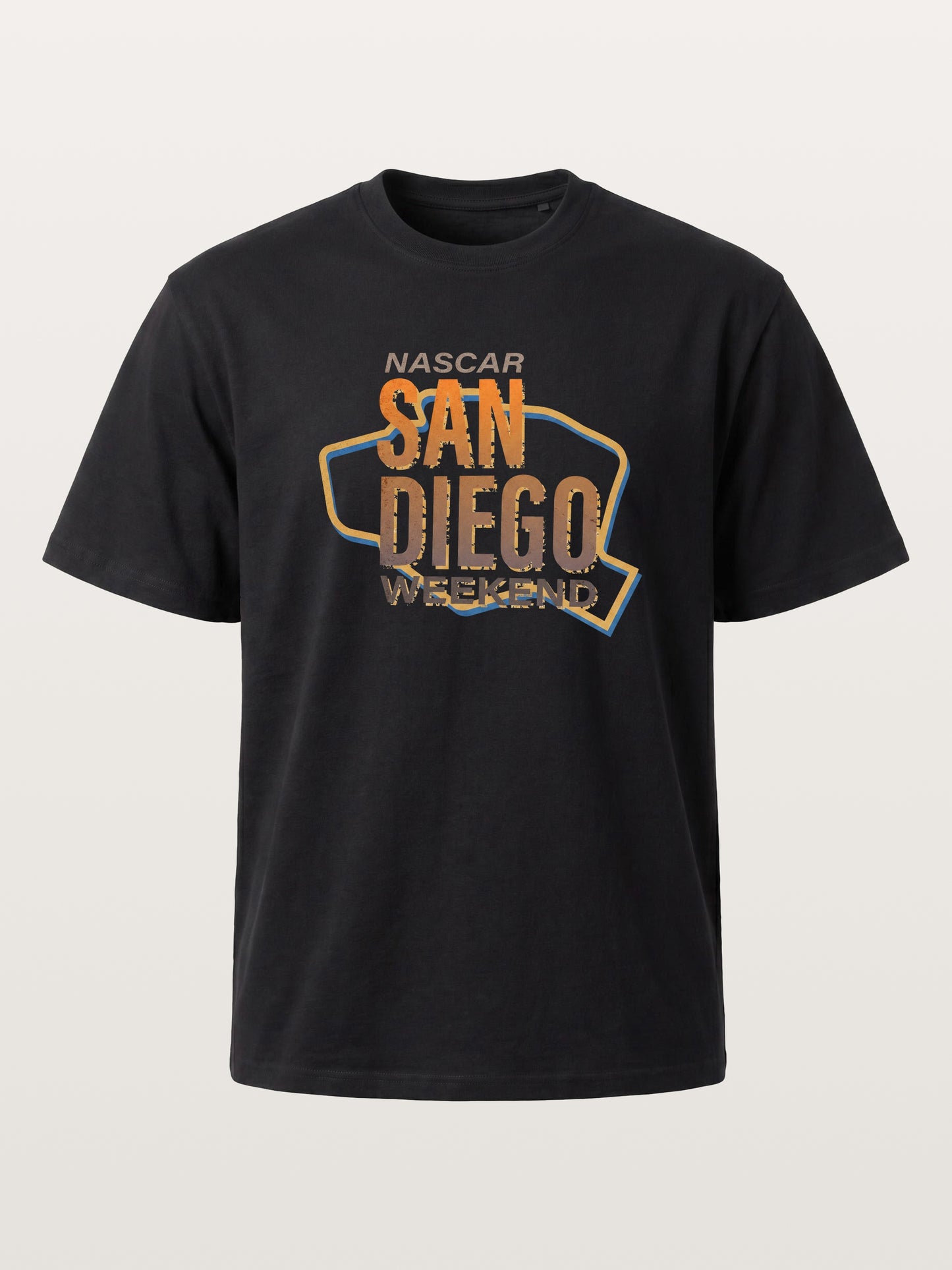 San Diego Weekend Vintage Typography Cotton T-shirt