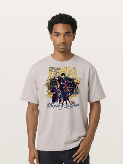 Lamine Yamal La Masia Art Cotton T-shirt