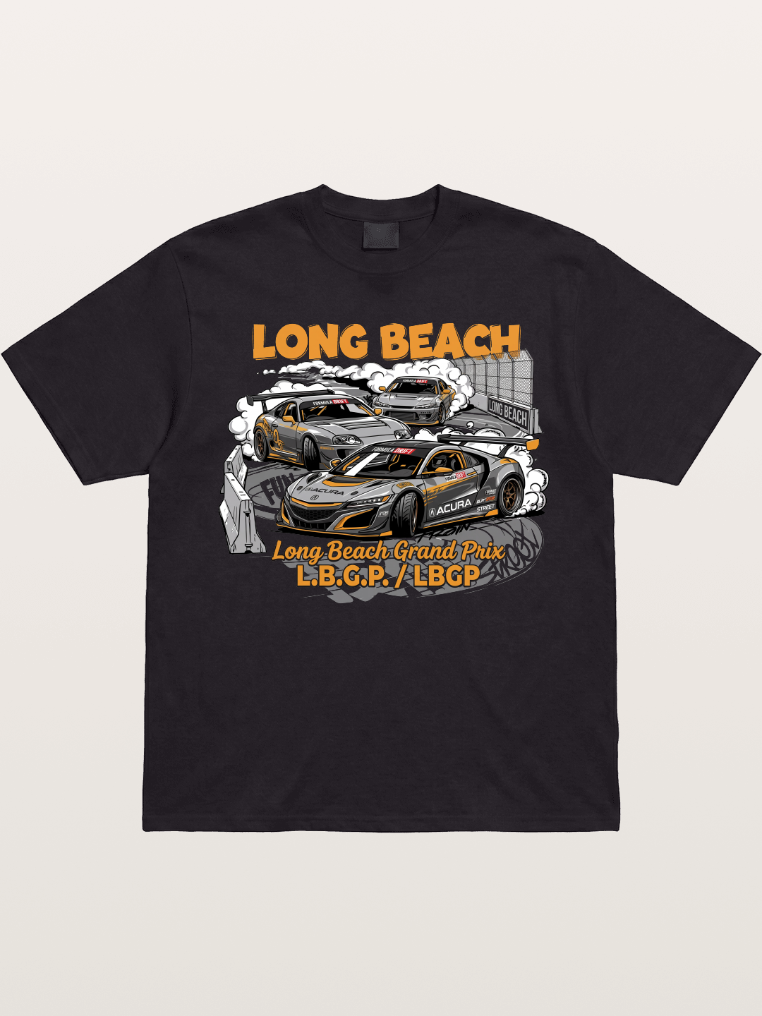Long Beach Multi-Car Race Gildan T-shirt