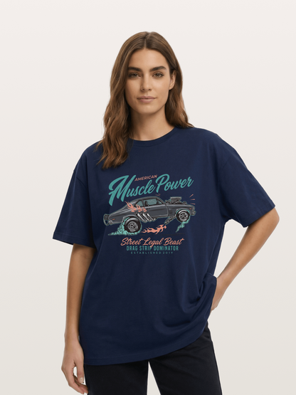 Burnout Power Cotton T-shirt