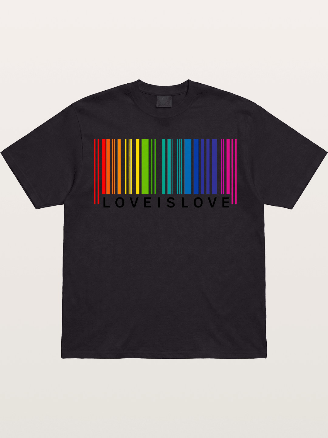 Love Is Love Barcode Style Art Gildan T-shirt
