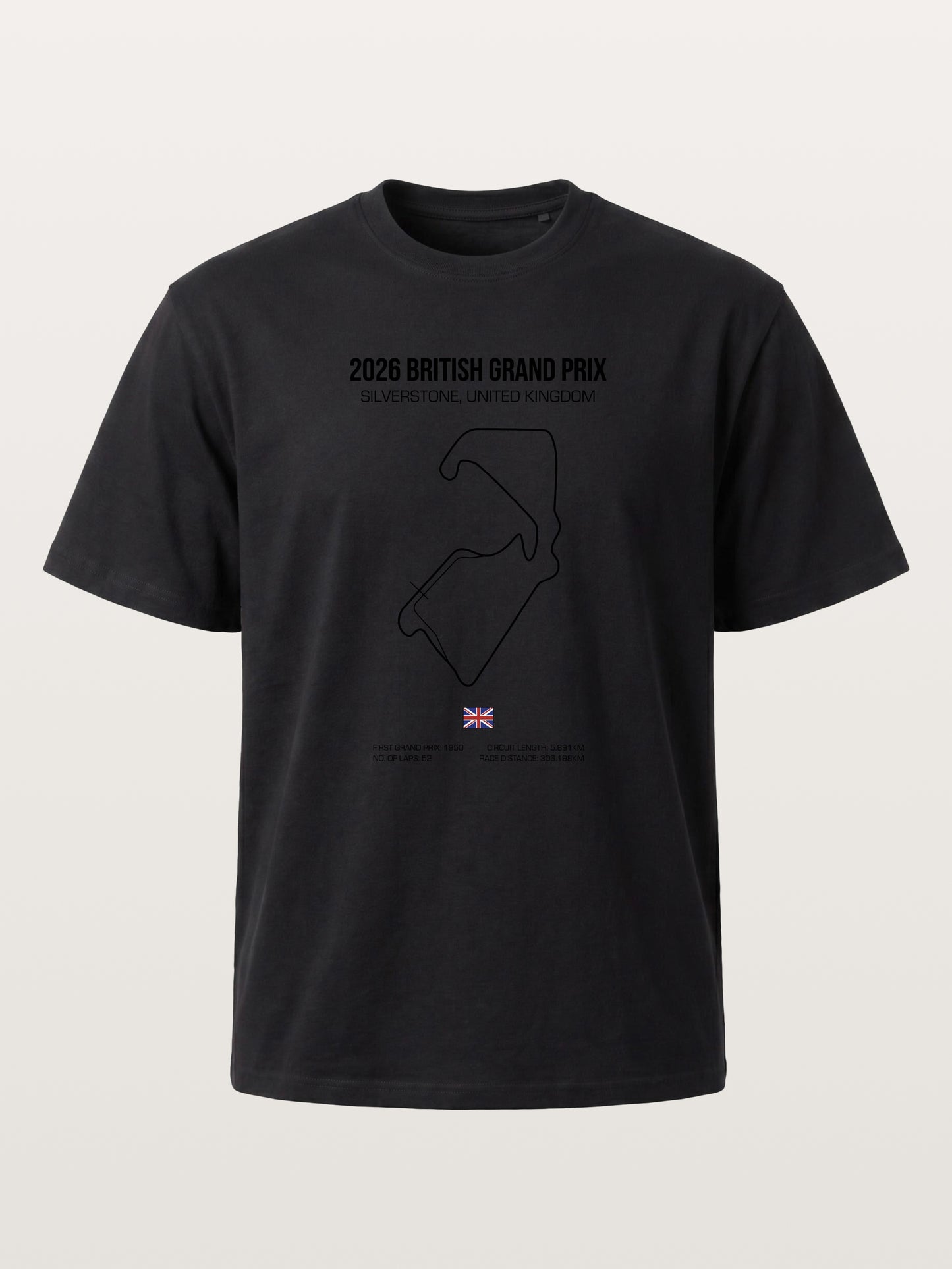 British Grand Prix Silverstone Track Outline Gildan T-shirt