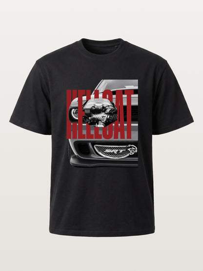Hellcat Engine Overlay Art Gildan T-shirt