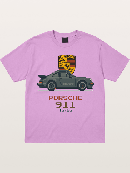 Porsche 911 Turbo Pixel Art Gildan T-shirt