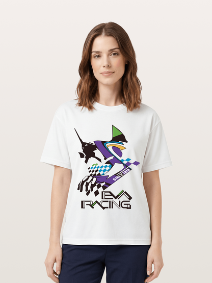 Eva Racing Checkered Flag Cotton T-shirt